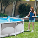 Red para Piscina Compatible con Mango de 29.8 mm, Red Resistente con Marco Reforzado, Red con Bolsa Grande para Hojas, Suciedad e Insectos, Forma Ovalada para Llegar a Todos los Rincones, Ideal para Piscinas y Estanques
