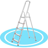 Escaleras Plegables Aluminio de Tijera Super Resistente hasta 150Kg, Acero y Aluminio Antideslizantes