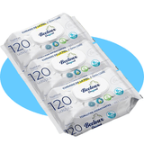 Toallitas Húmedas, Cuidado e Hidratación Profunda, Fibras Ultrasuaves ideales para Piel Sensible, Perfume Fresco, Packs de 3/6/9/12 Unidades, 360/720/1080/1440 Toallitas