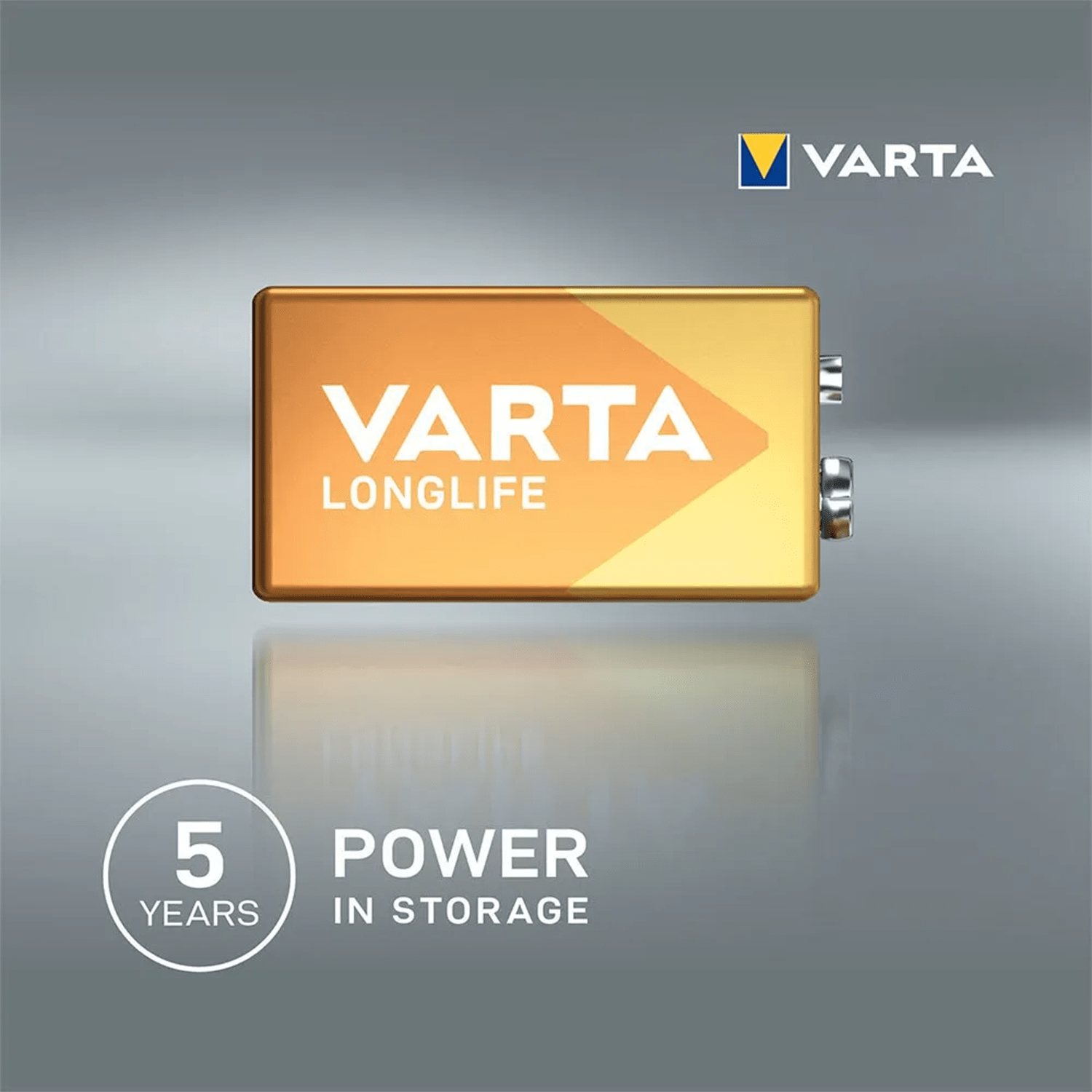Pilas 9V Alcalinas, Pilas 9v Cuadradas de Alto Rendimiento, VARTA Longlife, Ultra Larga Duración, Energía Continua, Ideal para Detectores de Humo, Micrófonos Inalámbricos, Pedales de Guitarra, Multímetros, Electrodomésticos