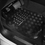 Alfombrillas Coche Antideslizantes, Set 4 Alfombrillas Universales para Coche, Hechas de PVC Duradero y Resistente, Instalación Fácil y Protección Completa para el Interior del Vehículo, Fácil de Limpiar