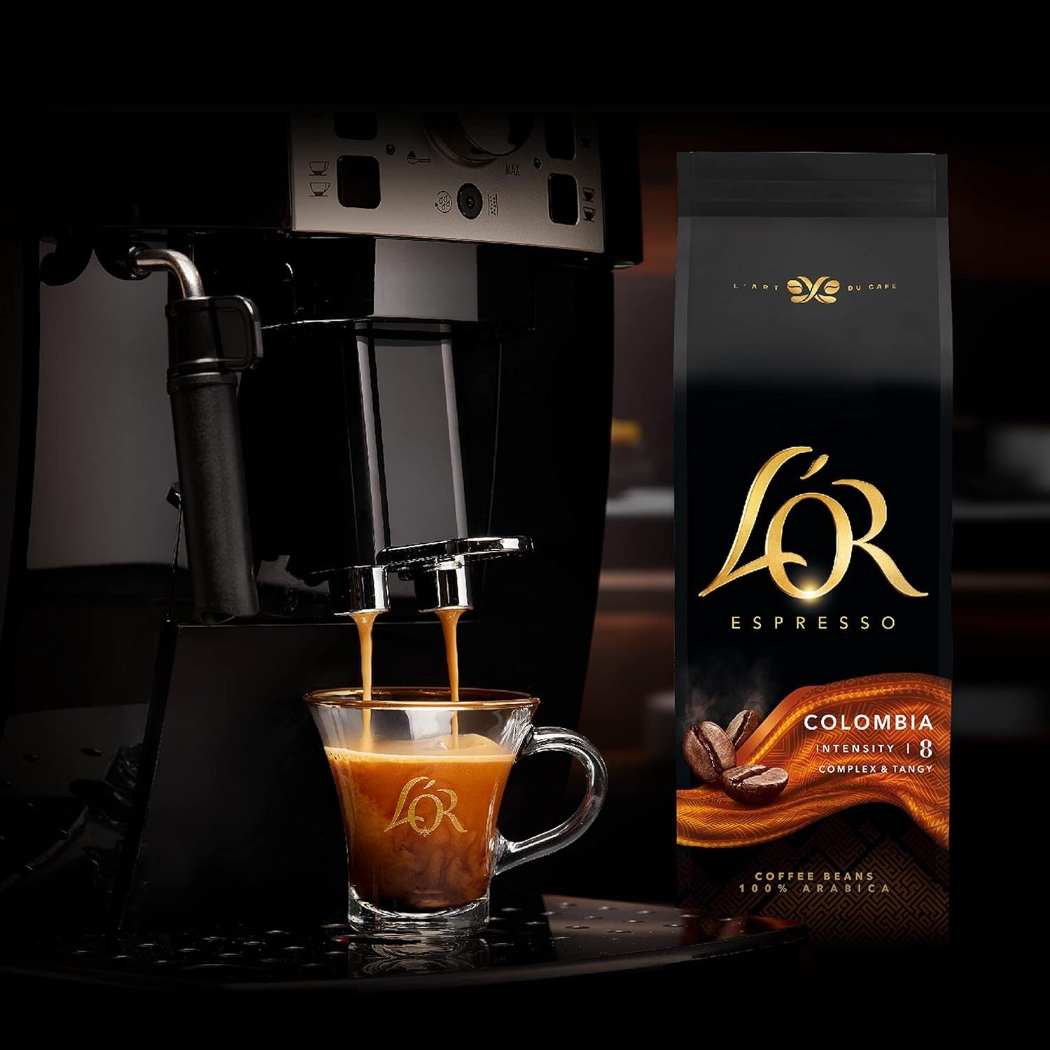 L'OR Espresso Colombia Café en Grano Natural 100% Arábica, Intensidad 8