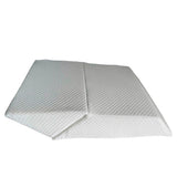 Cojin Triangular de Espuma Viscoelástica de 60 x 40 x 24 cm, Diseño Multiposición, Ideal para Leer, Recostarse o Levantar las Piernas, Amortiguación Perfecta, Adaptable al Cuerpo, Ayuda a Corregir la Postura, Espuma 18D