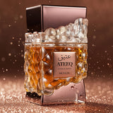 Nusuk Ateeq Extrait de Parfum, Perfume Árabe para Hombre con Aroma Dulce y Especiado, Notas de Miel, Canela, Vainilla y Almizcle, 100 ml