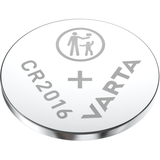 Pilas Boton CR2016 de Litio de Alto Rendimiento, Larga Duración, Ideal para Relojes, Controles Remotos, Calculadoras, Básculas, Audífonos, Juguetes y Otros Dispositivos Pequeños - VARTA
