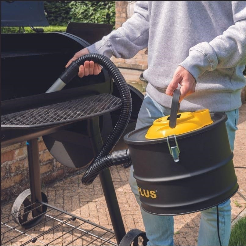 Aspirador para cenizas, polvo, horno, chimenea y sistemas de calefacción, así como la limpieza general de escombros y pelos de mascotas. 1000W 15 litros 40 cm - Power Plus