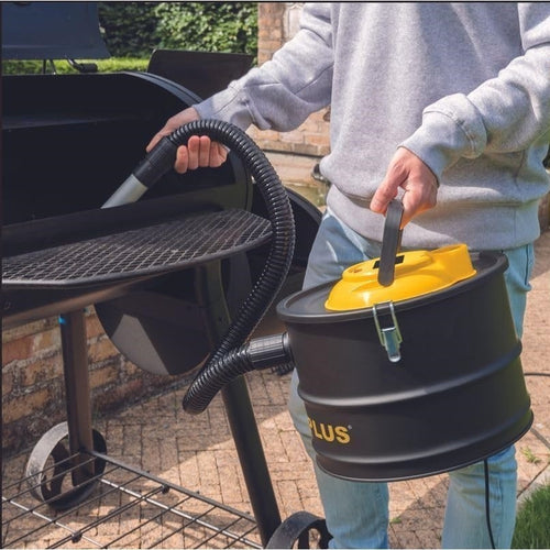 Aspirador para cenizas, polvo, horno, chimenea y sistemas de calefacción, así como la limpieza general de escombros y pelos de mascotas. 1000W 15 litros 40 cm - Power Plus