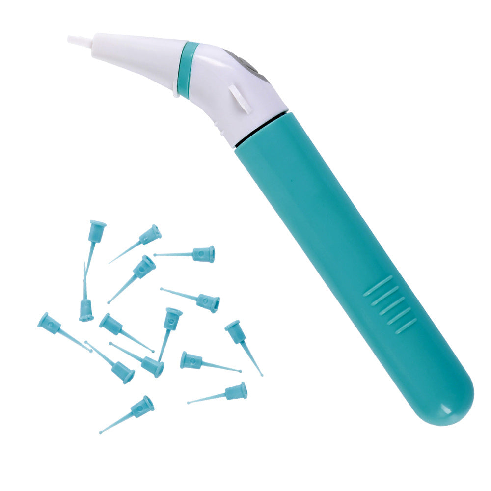 Limpiador Interdental, Cabezal Desmontable, Limpieza Eficaz, Ideal para Completar la Limpieza Dental, Puntas Desechables de Nylon, Tamaño Compacto, Funciona con 1 Pila AA
