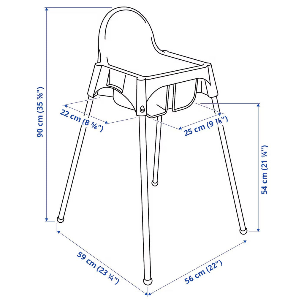 Trona Bebe Portátil, Fácil de Desmontar y Transportar, Segura, Estable y Resistente, Incluye Cinturón de Seguridad, Trona Bebé para Comer