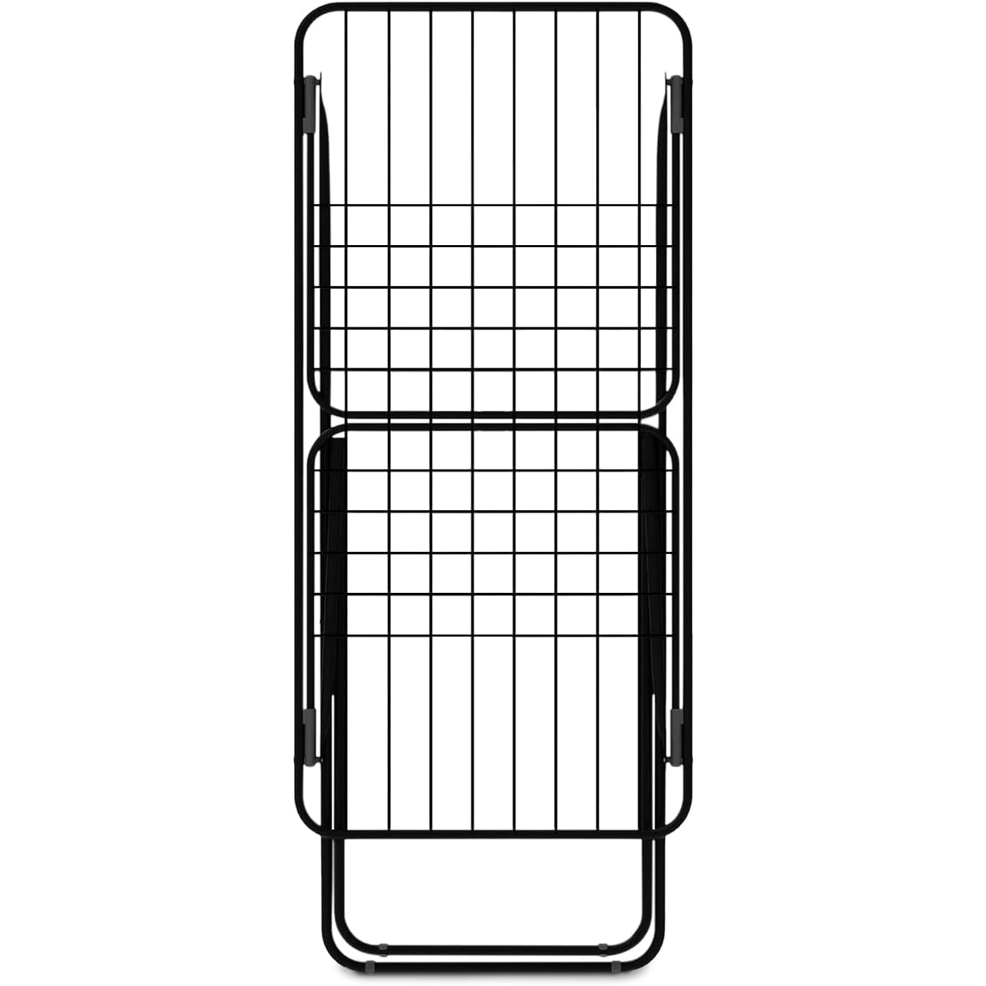 Tendedero Plegable de Metal con Alas y Estructura Ligera, 20 Metros de Superficie de Tendido, Resistente al Sol y a la Intemperie