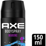 Axe Desodorante Spray Marine, Aroma Inspirada en Brisa Marina, Olor Irresistible durante 48 horas, 150ml por Spray