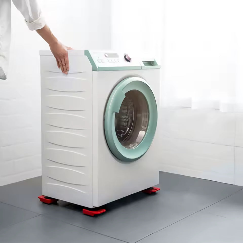 Elevador Muebles, Kit 5 Piezas, Alta Resistencia, Soporta hasta 150Kg, Sin Esfuerzo, Rapidez, Giro de 360º, Ideal para Mover Refrigeradores, Armarios, Neveras, Sofás y cualquier mueble pesado