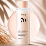 Anua Rice 70, Tónico Facial Coreano para Hidratar e Iluminar la Piel con Extracto de Arroz y Ceramidas, Cuidado Diario de la Piel, 250 ml