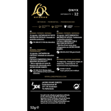 L'Or Espresso Café Cápsulas Onyx, Intensidad 12, Intenso y Potente, 10/50 Cápsulas