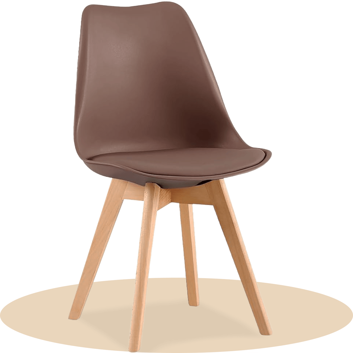 1/2/4/6 Unidad Sillas para Comedor, Sillas para Cocina con Asiento Blando, Tapizado y Patas Resistentes de Madera de Haya, Sillas Nórdicas