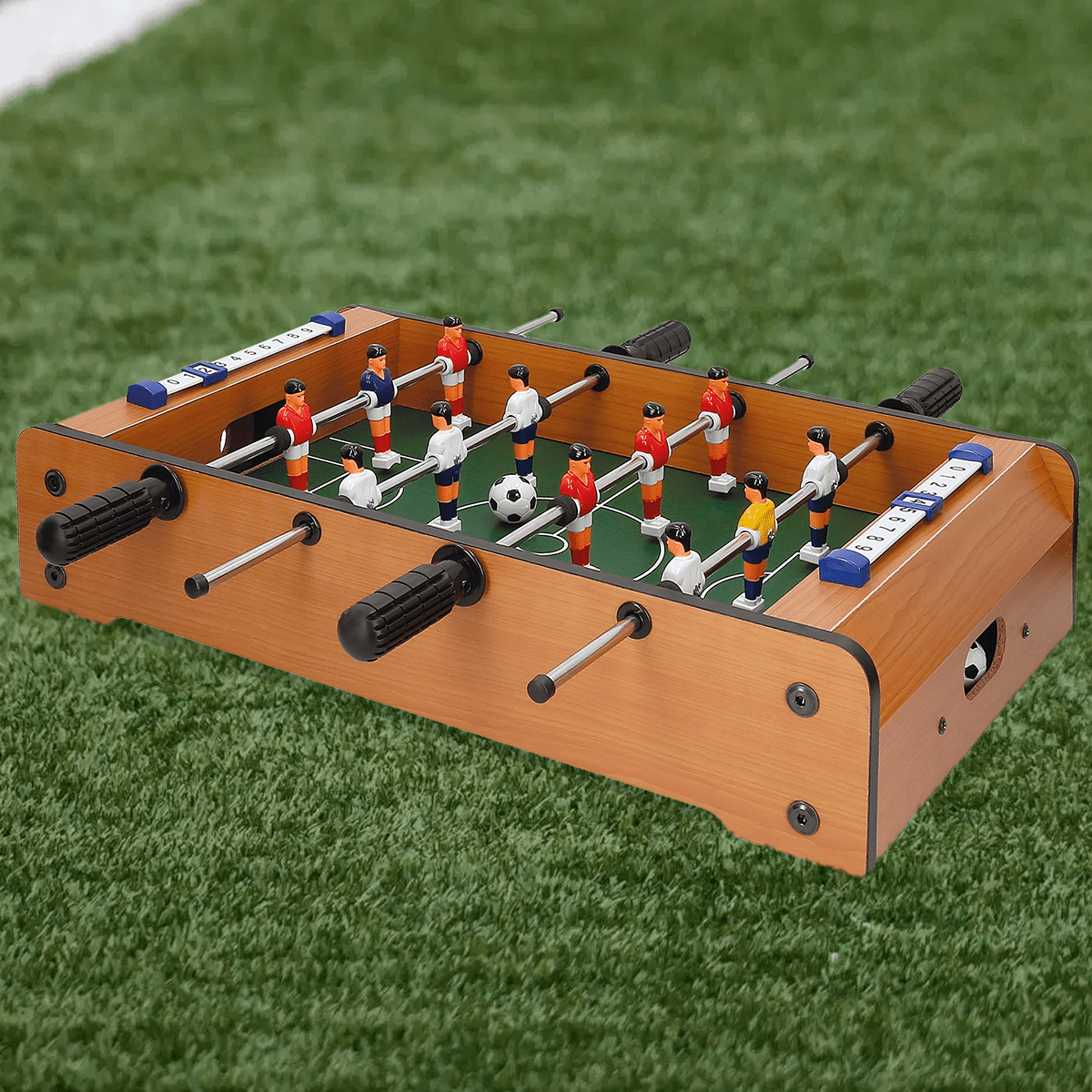 Futbolines para Niños, Futbolin para Niños, Futbolin Mesa Niños, Futbolin para Niños y Niñas, De 2 a 4 Jugadores, Hecho de Madera Resistente, 50 x 31 x 9.5 cm