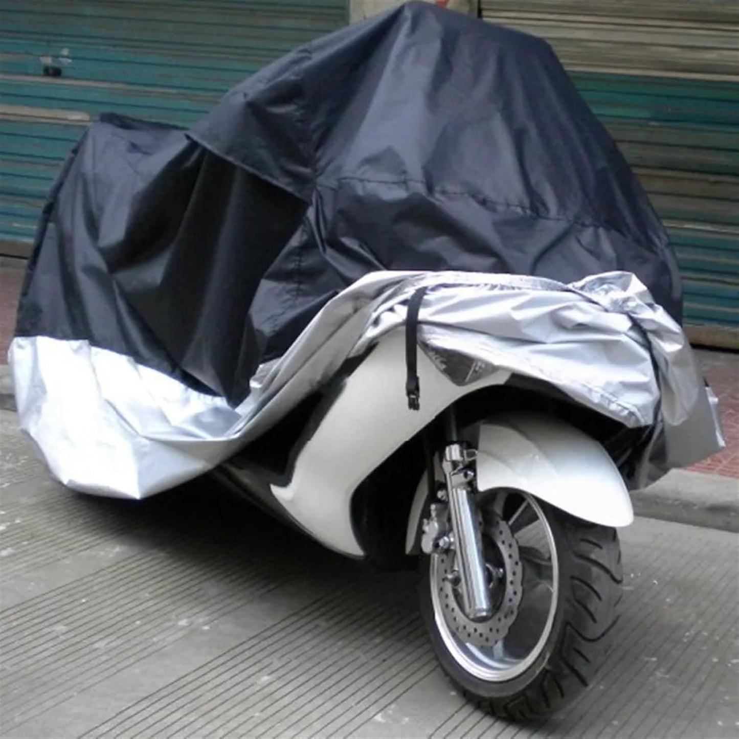 Funda para Motocicleta Impermeable y Duradera ideal para Todas las Estaciones, Cubierta para Moto Resistente a la Interperie, Lluvia, Sol, Nieve y Polvo, Resistente a Desgarros, 120 x 210 cm