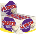 Huesitos Chocolate Blanco Pack Ahorro 36 Unidades, Barritas de Barquillo cubierto de Chocolate Blanco con Relleno de sabor Nata, Chocolate VALOR, 20g por Barrita, 36 Unidades