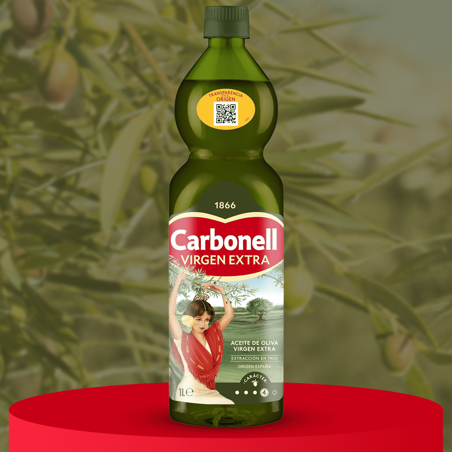 Carbonell Aceite de Oliva Virgen Extra, para Uso en Fríos, Ensaladas y Tostas, Frituras y Horneados, 1L