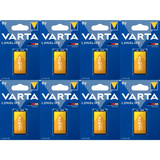 Pilas 9V Alcalinas, Pilas 9v Cuadradas de Alto Rendimiento, VARTA Longlife, Ultra Larga Duración, Energía Continua, Ideal para Detectores de Humo, Micrófonos Inalámbricos, Pedales de Guitarra, Multímetros, Electrodomésticos