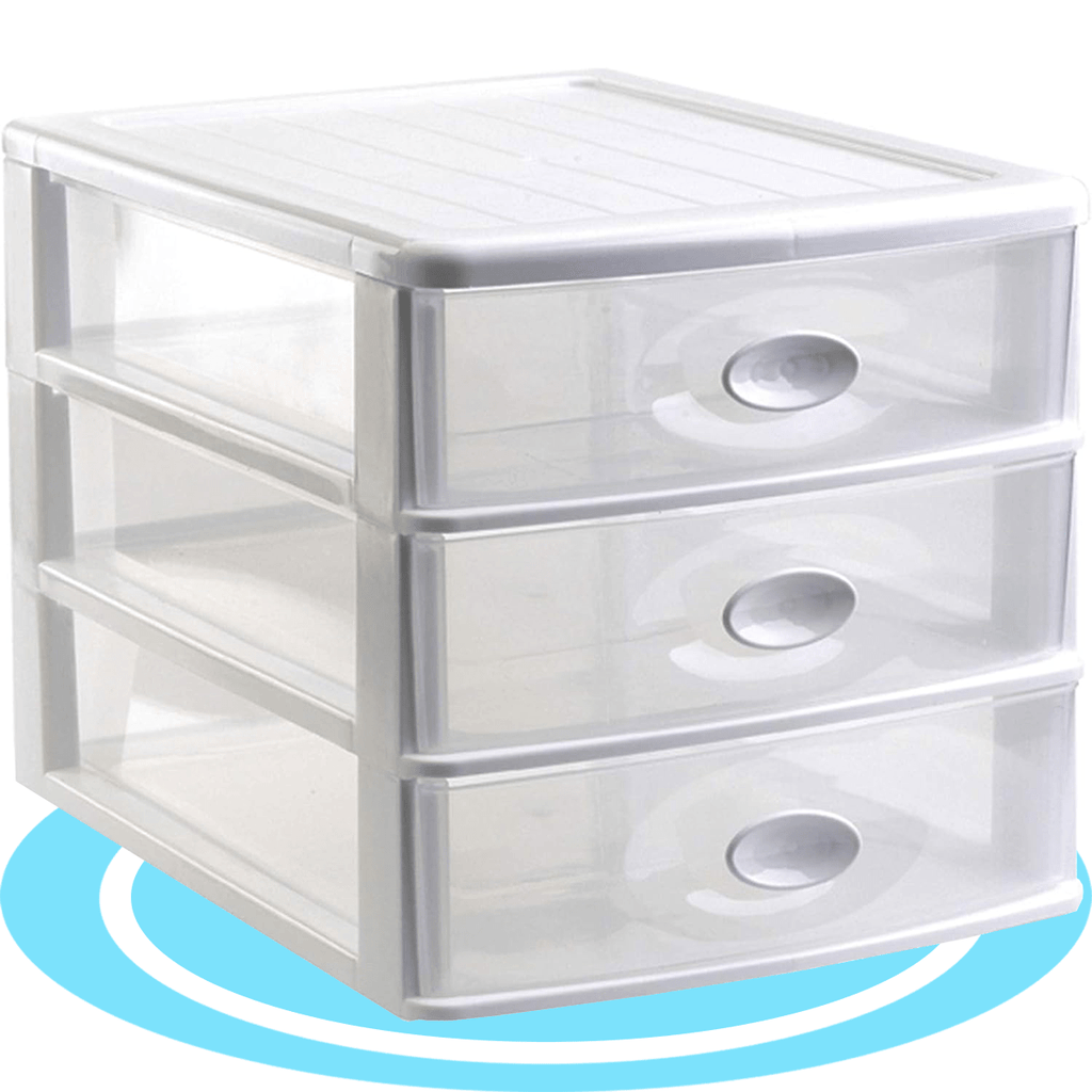 Cajonera Plastico, Organizador de Cajones, Cajones de Almacenamiento de Plástico Transparente, Cajonera de Escritorio, Organizadores Apilables e Impermeables para Ropa, Zapatos, Juguetes y Objetos, Cajas de Clasificación Resistentes