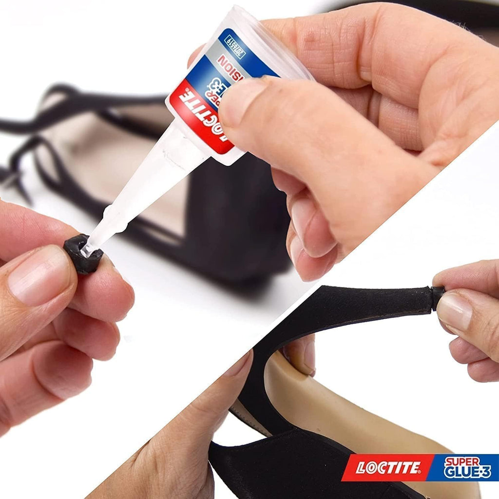 Loctite Super Glue-3 Precisión, Pegamento Transparente de Máxima Precisión, Pegamento Instantáneo Triple Resistente, Adhesivo Universal con Goteo Fácil de Regular, 5g