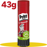 Pritt Barra Pegamento, Barra Adhesiva, Cola Universal de Adhesión Fuerte para Manualidades, 1 Barra de 43g