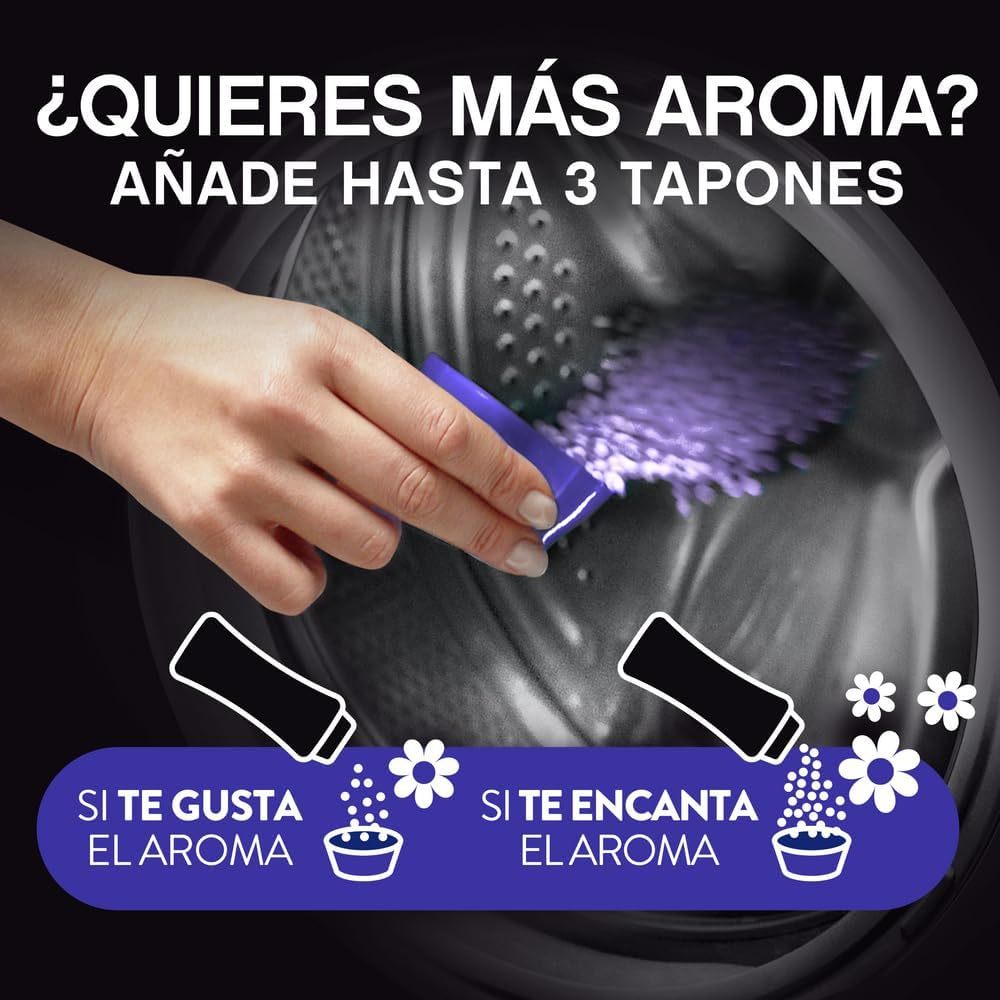 LENOR Perlas Lavadora Perfumadas para la Ropa, Suavizante con Fragancia Violeta Fresca, Potenciador de Frescor, 133 Lavados, 6 x 270g