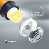 Pilas D Alcalinas de Alto Rendimiento, VARTA Longlife, Ultra Larga Duración, Energía Potente y Continua, Ideal para Linternas de Alto Consumo, Radios Portátiles, Juguetes Grandes, Equipos de Sonido y Dispositivos Industriales - VARTA