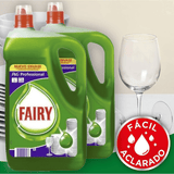 Fairy Professional, Lavavajillas a Mano, Detergente Líquido Concentrado, Fácil Fregado y Aclarado, Disuelve la Grasa con Facilidad