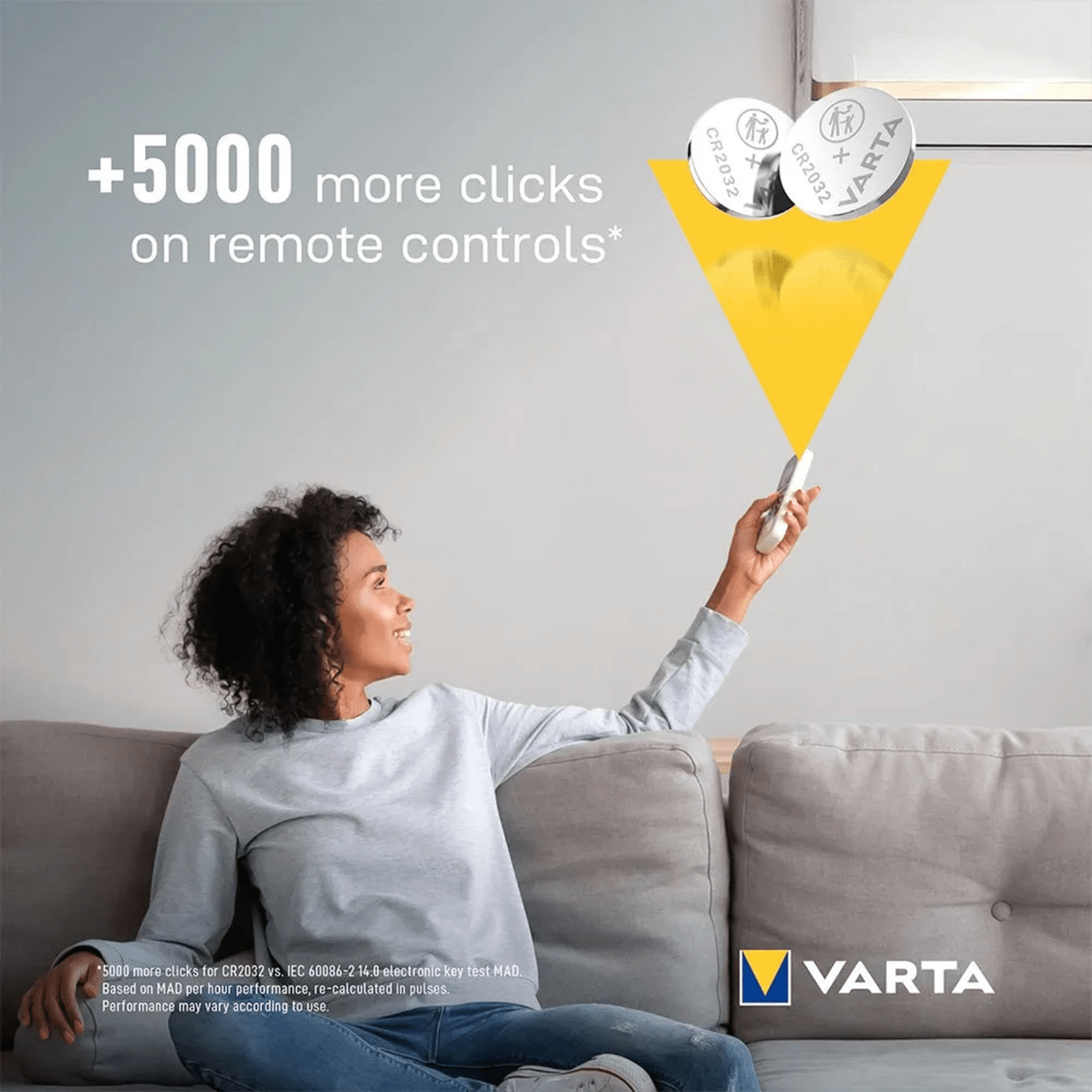 Pilas Boton CR2032 de Litio de Alto Rendimiento, Larga Duración, Ideal para Relojes, Controles Remotos, Calculadoras, Básculas, Audífonos, Juguetes y Otros Dispositivos Pequeños - VARTA