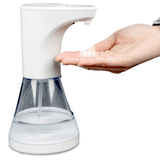Dispensador Jabon Automático de 500ml, Sensor Automático, 5 Niveles de Dosificación, Ideal para Baño y Cocina, Funciona con 4 Pilas AA (no incluidas), Modo Spray