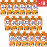 PASCUAL Bifrutas, Bebida Refrescante Sabor Tropical, Bebida de Leche, Zumo de Mango, Naranja y Piña, Pack 18 Zumos de 330ml