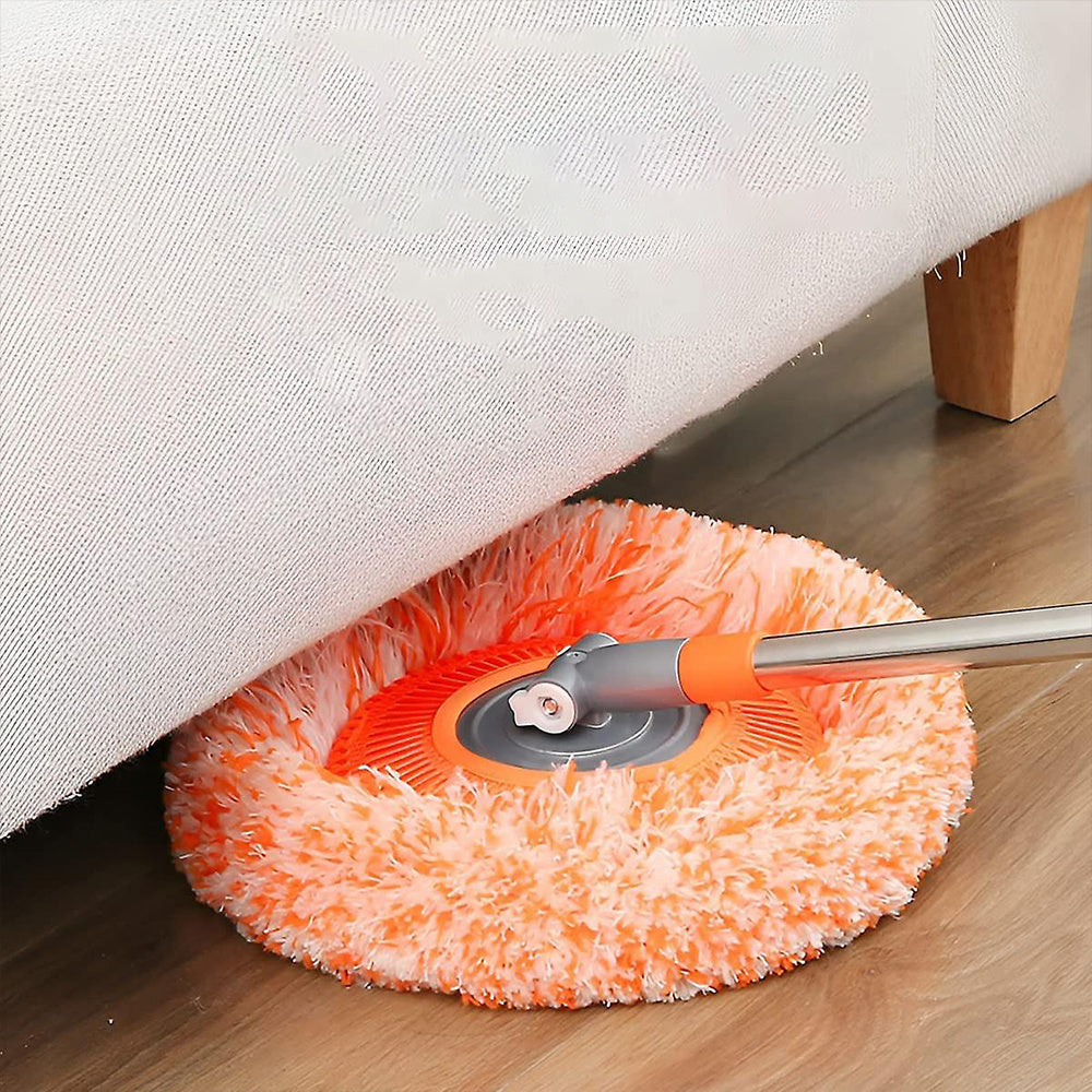 Fregona Super Absorvente, Mopa de Polvo Versátil para Limpieza en Seco y Mojado de Suelos, Paredes, Ventanas y Techos. Mopa con Gran Poder de Absorción, Para todo Tipod e Suelos, Mango Extensible, Medidas Cabezal: 30cm, Mango: 140cm
