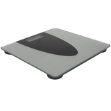 Bascula de Baño Digital con Pantalla LCD, Vidrio Templado de 5 mm, 180 kg de Capacidad, Encendido por Toque, Conversión kg/lb, Funciona con 2 Baterías tamaño AAA (no incluidas)