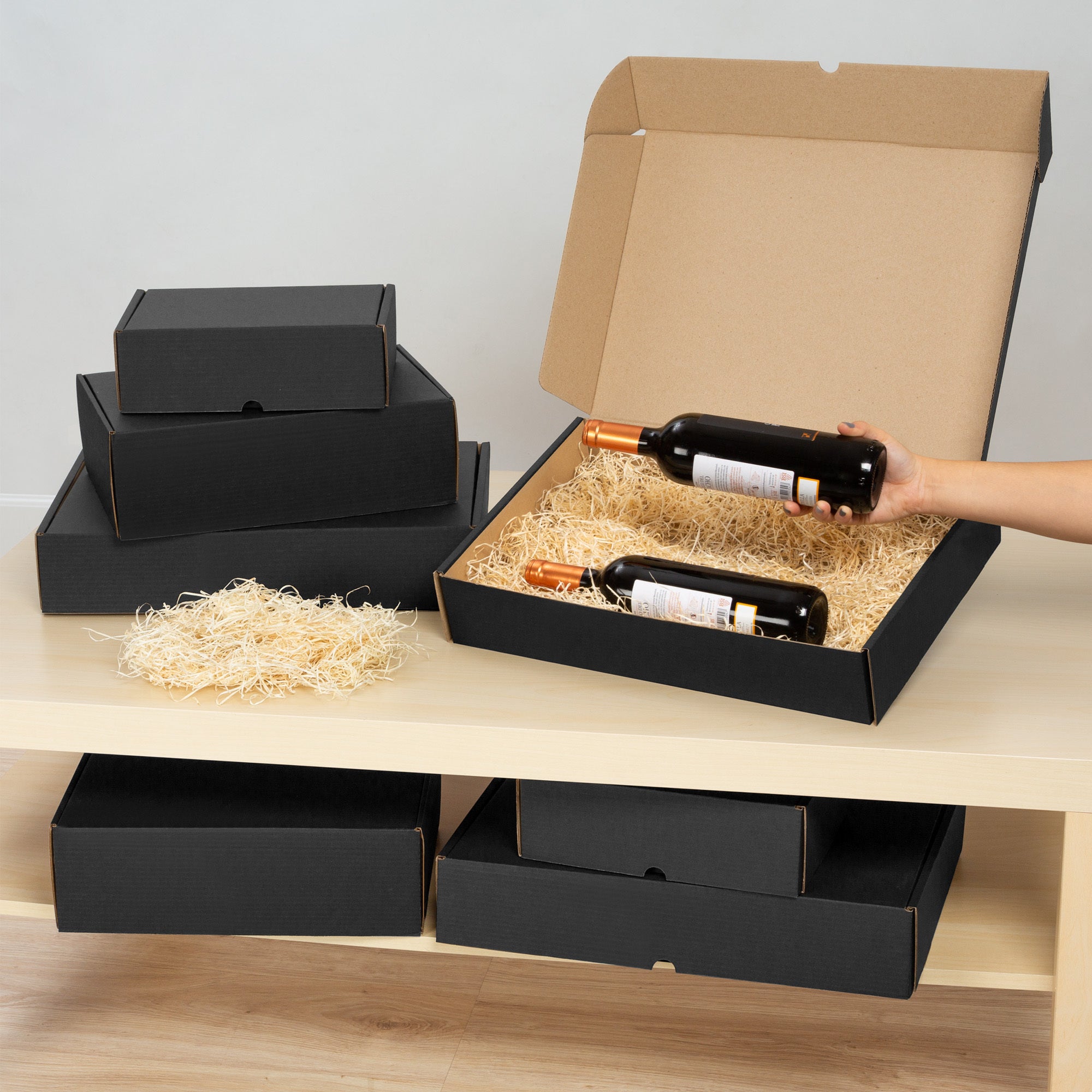 packer PRO Packs de Cajas de Cartón para Embalaje, Caja de Transporte Resistente, Cajas de Cartón para Envíos y Correo, Cajas de Cartón Corrugado, Caja de Regalo