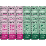 VIWA VitaminWater & Tea, Bebidas Refrescantes con Vitaminas y Minerales, 330ml, Pack de 24