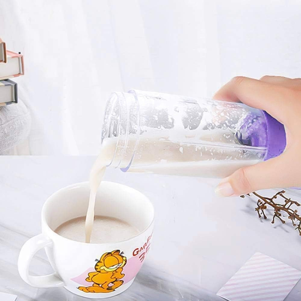 Licuadora Portatil Zumos y Batidos, Batidora para Frutas y Verduras, 6 Cuchillas de Acero, Vaso de 380ml de Capacidad, Ideal para Llevar, Cable de Carga USB, Batería de 800 mAh, 22000 RPM