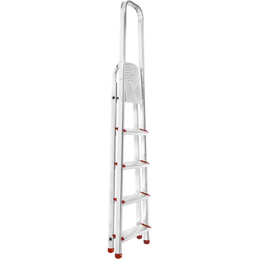 Escaleras Plegables Aluminio de Tijera Super Resistente hasta 150Kg, Acero y Aluminio Antideslizantes