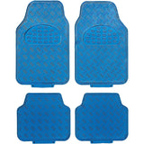 Alfombrillas Coche Antideslizantes, Set 4 Alfombrillas Universales para Coche, Hechas de PVC Duradero y Resistente, Instalación Fácil y Protección Completa para el Interior del Vehículo, Fácil de Limpiar