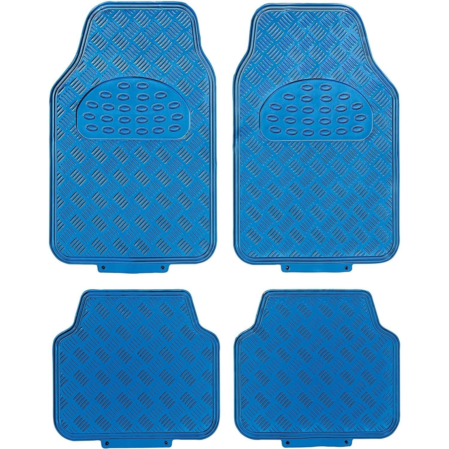 Alfombrillas Coche Antideslizantes, Set 4 Alfombrillas Universales para Coche, Hechas de PVC Duradero y Resistente, Instalación Fácil y Protección Completa para el Interior del Vehículo, Fácil de Limpiar