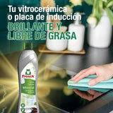 Frosch Limpiador Vitrocerámica con Mármol Ultra Molido y Minerales, Desengrasa y Abrillanta en Profundidad, 500 ml