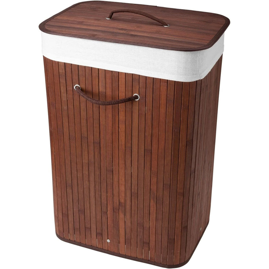 Cesto de Ropa Sucia, Cesto Ropa Sucia con Tapa, Almacenamiento de Gran Capacidad, Plegable, Bolsa Incluida Extraible para Lavandería, Asas Laterales, Ideal para Optimizar Espacio, Perfecto para Hacer la Colada o para Guardar todo tipo de Objetos