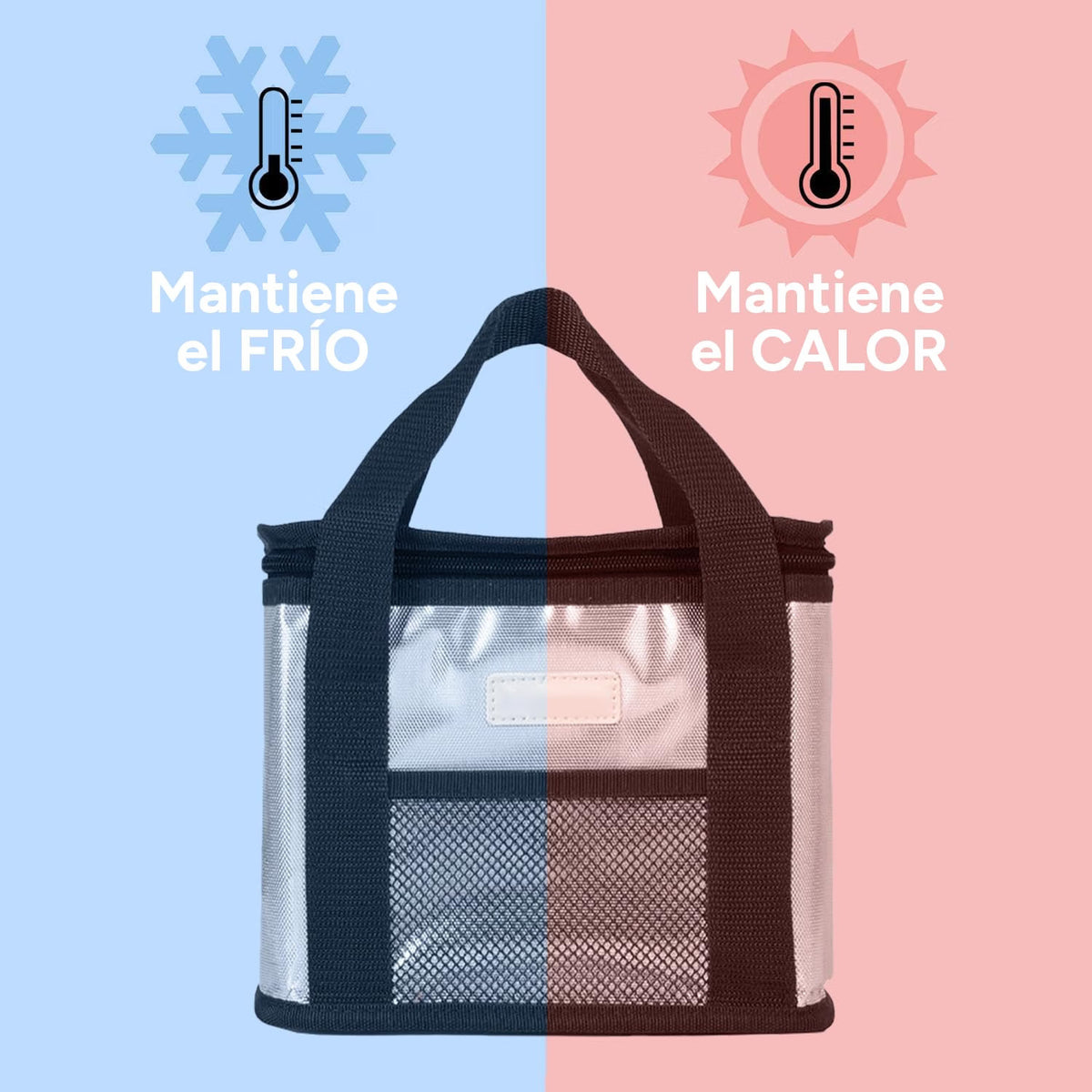 Bolsa Térmica Comida de 30L de Capacidad, Bolsa Aislamiento Isotérmico Hermética, Resistente y Espaciosa, ideal para Picnic, Playa, Camping y Excursión, Gris