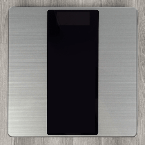 Bascula de Baño Digital con Pantalla LCD, Vidrio Templado de 5 mm, 180 kg de Capacidad, Encendido por Toque, Conversión kg/lb, Funciona con 2 Baterías tamaño AAA (no incluidas)