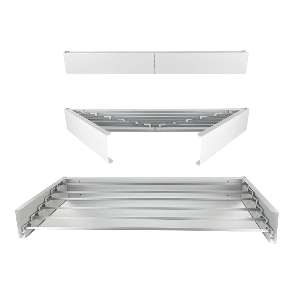 Tendedero Ropa Pared, Tendedero Plegable Pared para Interiores y Exteriores, Soporta hasta 25 Kg, Fácil de Instalar y Usar, Ideal para Optimizar Espacio, Resistente Perfecto para el Uso Diario, Elegante y Moderno, 80 x 40 x 10 cm