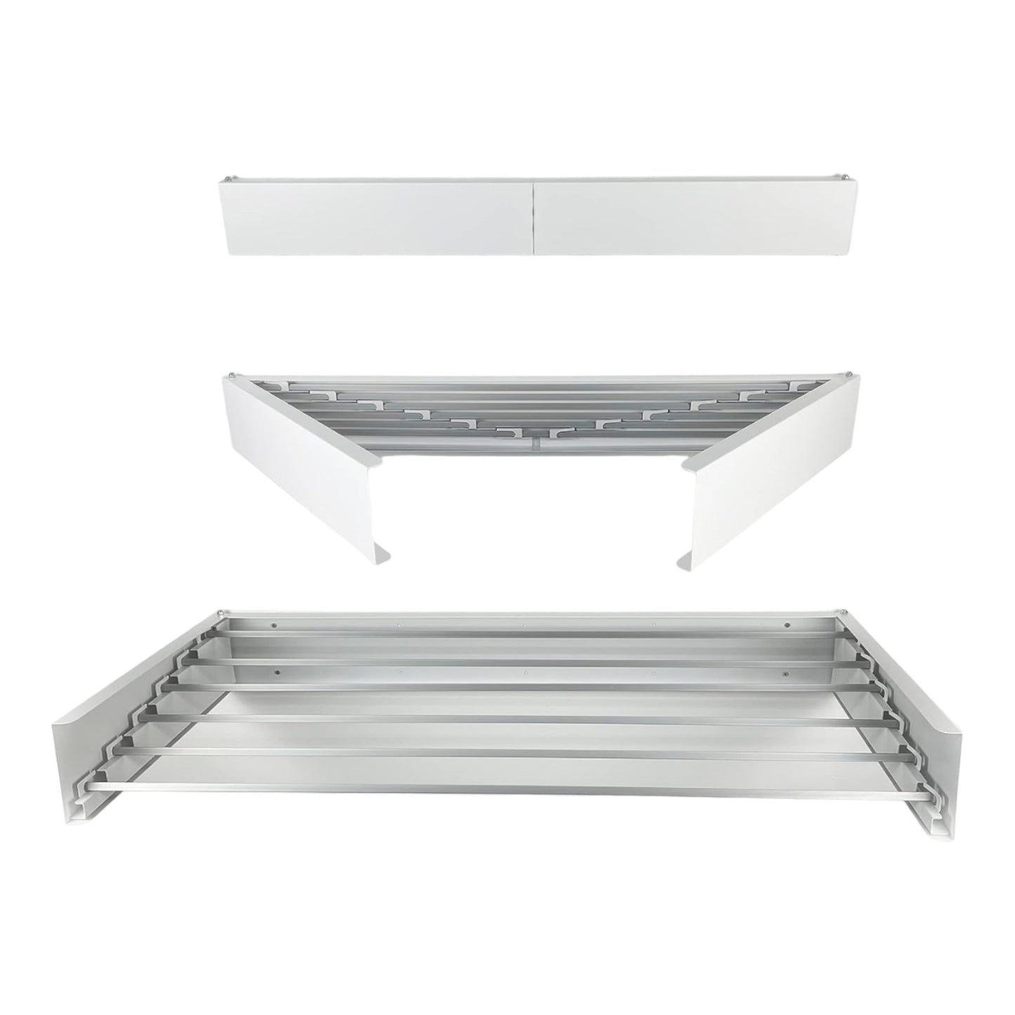 Tendedero Ropa Pared, Tendedero Plegable Pared para Interiores y Exteriores, Soporta hasta 25 Kg, Fácil de Instalar y Usar, Ideal para Optimizar Espacio, Resistente Perfecto para el Uso Diario, Elegante y Moderno, 80 x 40 x 10 cm