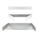 Tendedero Ropa Pared, Tendedero Plegable Pared para Interiores y Exteriores, Soporta hasta 25 Kg, Fácil de Instalar y Usar, Ideal para Optimizar Espacio, Resistente Perfecto para el Uso Diario, Elegante y Moderno, 80 x 40 x 10 cm