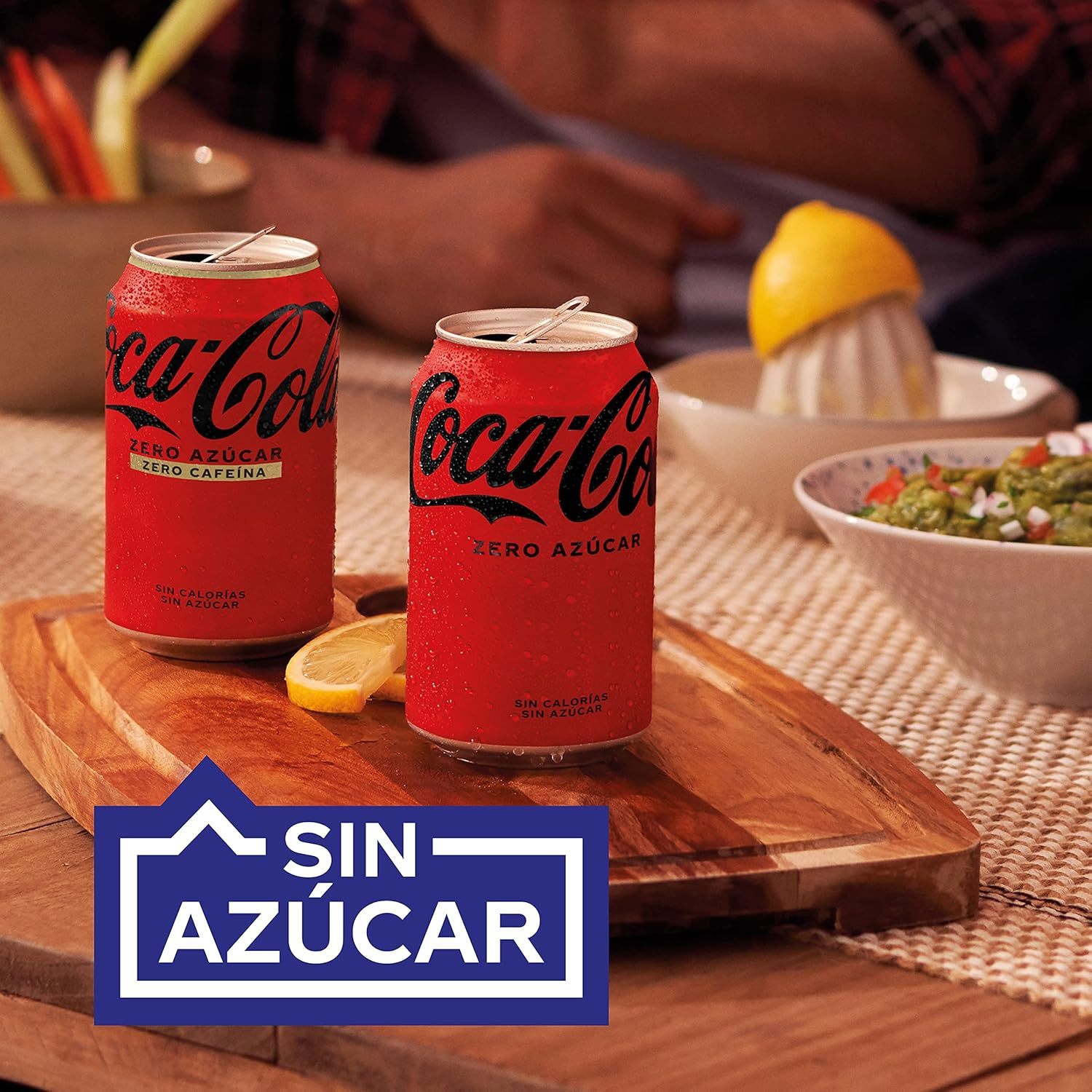 Coca-Cola Zero Azúcar, Refresco de Cola sin Azúcar y sin Calorías, Pack de 24 Latas de 330ml