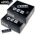 OCB 2 Cajas de Papel de Fumar OCB Premium 1 1/4, 200 Libritos de 50 Hojas